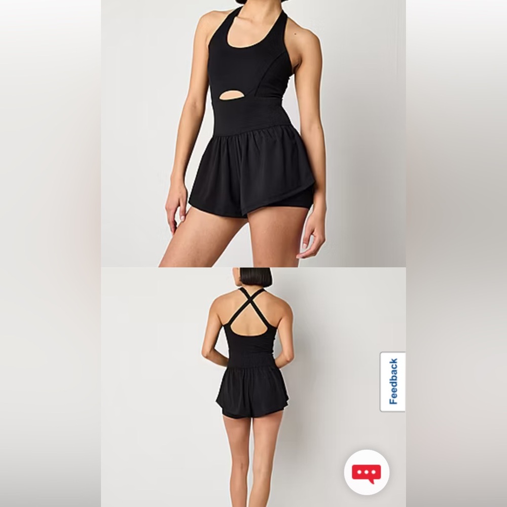 One piece athleisure outfit